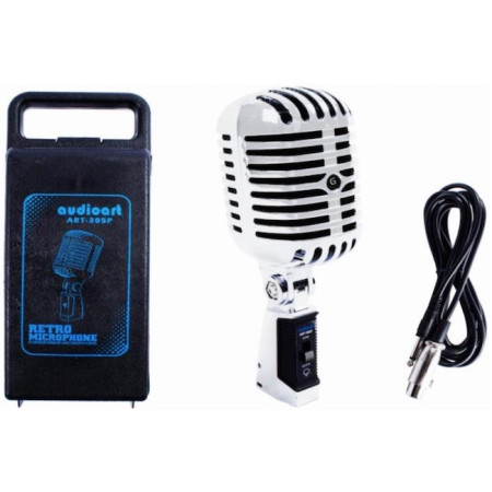 AUDIOART ART-306P Microfono de condensador con estuche duro y cable XLR