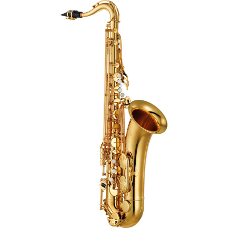 YAMAHA YTS-280 Saxofón tenor dorado con estuche de lujo y accesorios