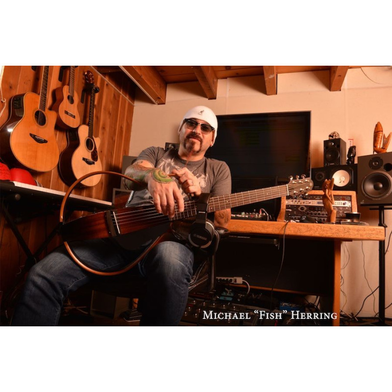 YAMAHA SLG200S Guitarra silenciosa electroacustica cuerdas Acero