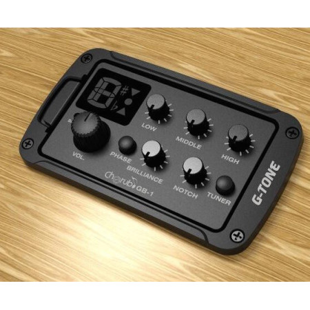 CHERUB GB-1 Microfono activo ecualizador y afinador para guitarra