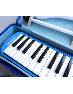 MAXINE BM37K Melodica de Piano con estuche de lujo y 2 boquillas 2